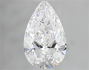 Picture of Natural Diamond 0.58 Carats, Pear with  Cut, E Color, VS1 Clarity and Certified by GIA