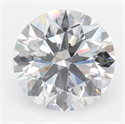 Lab Grown Diamond 2.90 Carats, Round with Ideal Cut, D Color, VVS1 Clarity and Certified by IGI