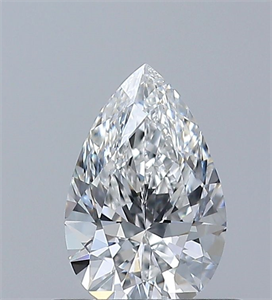 Foto Diamante Natural 0.50 quilates, De pera , Color F, claridad VVS1 y certificado GIA de