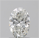 Natural Diamond 1.01 Carats, Oval with  Cut, H Color, VS2 Clarity and Certified by GIA