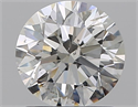 Natural Diamond 1.11 Carats, Round with Excellent Cut, H Color, SI2 Clarity and Certified by GIA