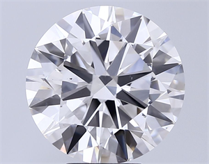 Picture of Lab Grown Diamond 7.02 Carats, Round with Ideal Cut, E Color, VS1 Clarity and Certified by IGI