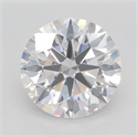 Del inventario de diamantes de laboratorio, 3.52 quilates, Redondo , Color E, claridad VVS1 y certificado GIA