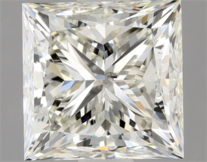 Picture of Natural Diamond 1.20 Carats, Princess with  Cut, J Color, SI1 Clarity and Certified by GIA