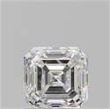 Natural Diamond 0.90 Carats, Asscher with  Cut, G Color, VVS2 Clarity and Certified by GIA