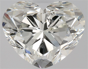 Picture of Natural Diamond 1.50 Carats, Heart with  Cut, G Color, SI2 Clarity and Certified by HRD