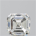 Diamante Natural 3.20 quilates, Asscher , Color H, claridad VVS1 y certificado IGI