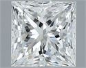 Natural Diamond 0.82 Carats, Princess with  Cut, G Color, VVS2 Clarity and Certified by GIA