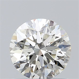 Picture of Natural Diamond 0.75 Carats, Round with Excellent Cut, I Color, VVS1 Clarity and Certified by GIA