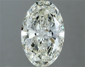 Foto Diamante Natural 1.31 quilates, Ovalado , Color J, claridad VVS2 y certificado IGI de