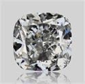 Natural Diamond 0.50 Carats, Cushion with  Cut, F Color, VVS2 Clarity and Certified by GIA