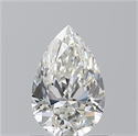 Natural Diamond 0.91 Carats, Pear with  Cut, H Color, VVS1 Clarity and Certified by GIA