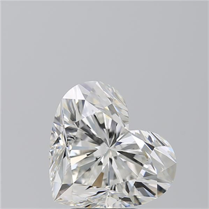 Picture of Natural Diamond 5.02 Carats, Heart with  Cut, G Color, VS2 Clarity and Certified by GIA