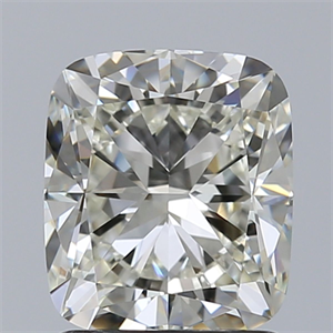 Foto Diamante Natural 1.51 quilates, Del cojín , Color J, claridad IF y certificado GIA de