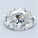 Diamante Natural 1.70 quilates, Ovalado , Color E, claridad VS1 y certificado GIA