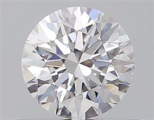 Picture of Natural Diamond 0.57 Carats, Round with Excellent Cut, D Color, SI1 Clarity and Certified by GIA