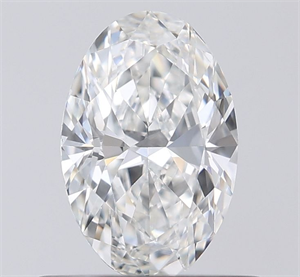 Picture of Natural Diamond 0.58 Carats, Oval with  Cut, G Color, VVS1 Clarity and Certified by GIA