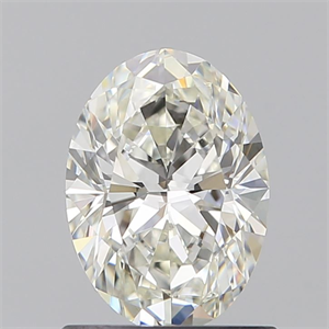 Picture of Natural Diamond 0.92 Carats, Oval with  Cut, I Color, VVS1 Clarity and Certified by GIA