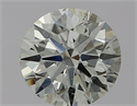 Natural Diamond 1.14 Carats, Round with Excellent Cut, H Color, SI1 Clarity and Certified by IGI