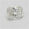 Natural Diamond 1.10 Carats, Radiant with  Cut, J Color, VS2 Clarity and Certified by GIA