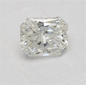 Picture of Natural Diamond 1.10 Carats, Radiant with  Cut, J Color, VS2 Clarity and Certified by GIA