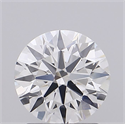 Lab Grown Diamond 1.03 Carats, Round with Ideal Cut, G Color, VVS2 Clarity and Certified by IGI