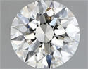 Diamante Natural 0.50 quilates, Redondo , Color G, claridad VS1 y certificado GIA