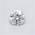 Diamante Natural 0.40 quilates, Redondo , Color G, claridad I1 y certificado GIA