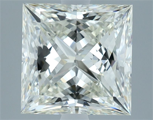 Picture of Natural Diamond 3.01 Carats, Princess with  Cut, I Color, VVS1 Clarity and Certified by IGI