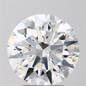 Picture of Lab Grown Diamond 3.51 Carats, Round with Ideal Cut, D Color, VS1 Clarity and Certified by IGI