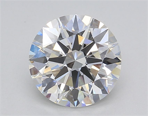 Picture of Lab Grown Diamond 2.06 Carats, Round with Ideal Cut, E Color, VVS2 Clarity and Certified by IGI