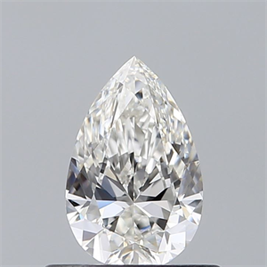 Foto Diamante Natural 0.53 quilates, De pera , Color H, claridad VVS1 y certificado GIA de