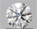 Natural Diamond 0.70 Carats, Round with Excellent Cut, G Color, I1 Clarity and Certified by GIA
