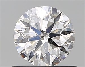 Picture of Natural Diamond 0.70 Carats, Round with Excellent Cut, G Color, I1 Clarity and Certified by GIA
