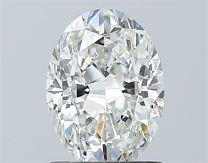 Picture of Natural Diamond 1.20 Carats, Oval with  Cut, G Color, SI2 Clarity and Certified by GIA
