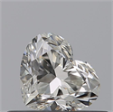 Natural Diamond 0.43 Carats, Heart with  Cut, H Color, VVS1 Clarity and Certified by GIA