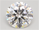 Lab Grown Diamond 6.53 Carats, Round with Ideal Cut, F Color, VS1 Clarity and Certified by IGI