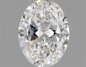 Picture of Natural Diamond 0.70 Carats, Oval with  Cut, E Color, SI2 Clarity and Certified by GIA