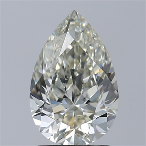 Picture of Natural Diamond 1.70 Carats, Pear with  Cut, L Color, VS1 Clarity and Certified by GIA
