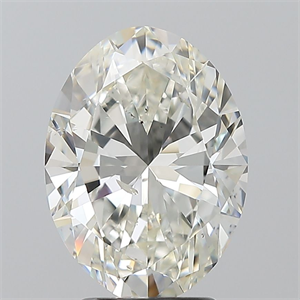 Picture of Natural Diamond 3.01 Carats, Oval with  Cut, I Color, SI2 Clarity and Certified by GIA