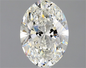 Picture of Natural Diamond 1.50 Carats, Oval with  Cut, H Color, VVS2 Clarity and Certified by GIA