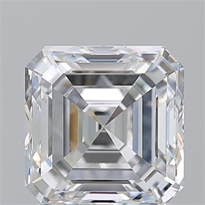 Picture of Natural Diamond 2.01 Carats, Asscher with  Cut, E Color, VS2 Clarity and Certified by GIA