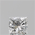 Diamante Natural 0.55 quilates, Princesa , Color G, claridad VVS2 y certificado GIA