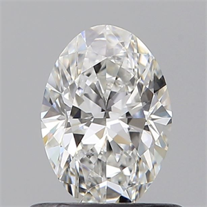 Picture of Natural Diamond 0.57 Carats, Oval with  Cut, E Color, VS2 Clarity and Certified by GIA