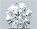Natural Diamond 1.00 Carats, Round with Excellent Cut, E Color, SI2 Clarity and Certified by GIA