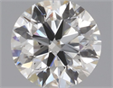 Natural Diamond 0.60 Carats, Round with Excellent Cut, I Color, VVS1 Clarity and Certified by IGI