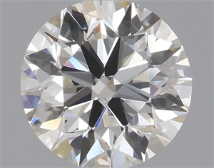 Picture of Natural Diamond 0.60 Carats, Round with Excellent Cut, I Color, VVS1 Clarity and Certified by IGI