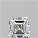 Diamante Natural 0.70 quilates, Asscher , Color D, claridad VVS1 y certificado GIA