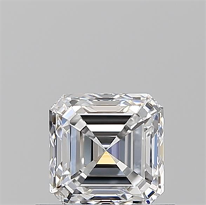 Foto Diamante Natural 0.70 quilates, Asscher , Color D, claridad VVS1 y certificado GIA de