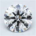 Diamante Natural 1.91 quilates, Redondo , Color E, claridad SI2 y certificado GIA